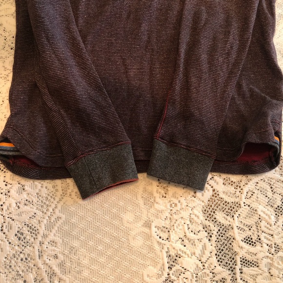 Robert Graham sweater shirt 1/4 zipper collar medium - Picture 4 of 7